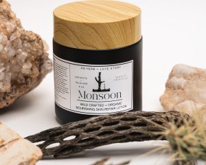 botanical beauty in glass jar